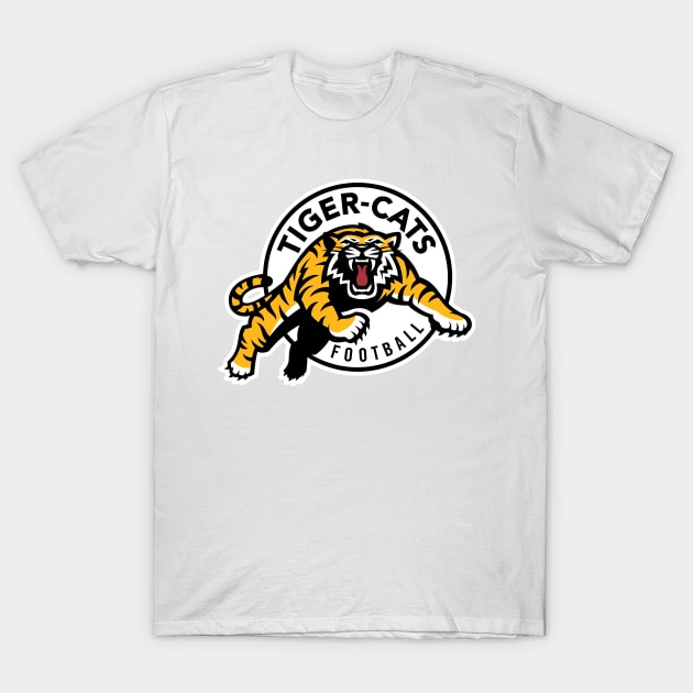 Hamilton,Tiger Cats, T-Shirt by eye cool